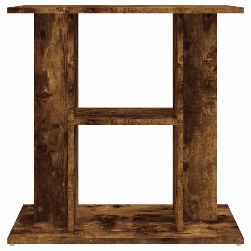 Aquarium Stand Smoked Oak 60x30x60 cm Engineered Wood