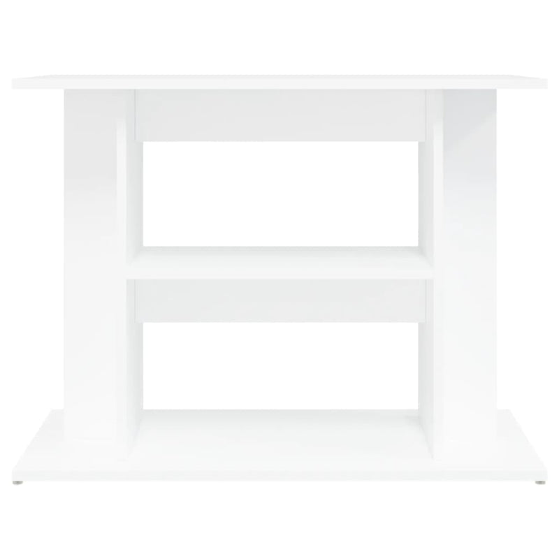 vidaXL Aquarium Stand White 80x35x60 cm Engineered Wood