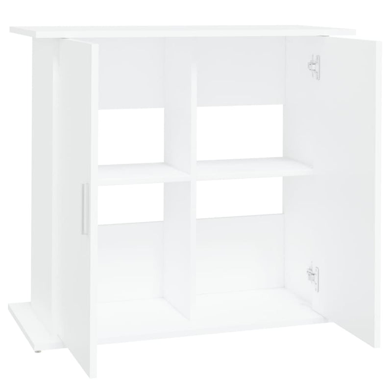 vidaXL Aquarium Stand White 81x36x73 cm Engineered Wood