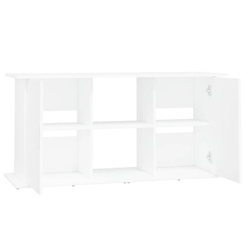 vidaXL Aquarium Stand White 121x41x58 cm Engineered Wood