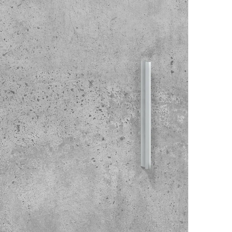 Aquarium Stand Concrete Grey 121x41x58 cm Engineered Wood