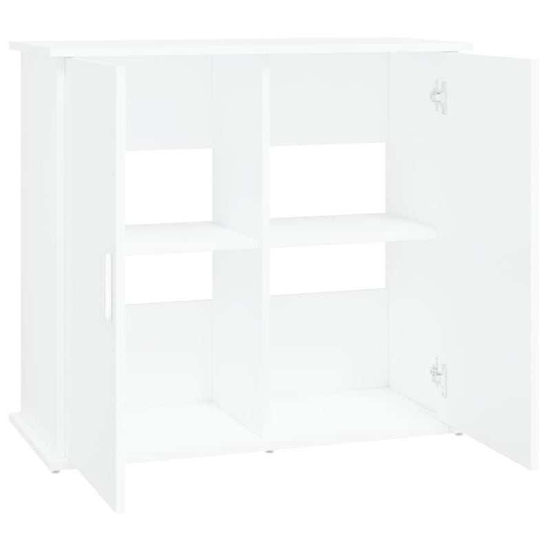 vidaXL Aquarium Stand White 81x36x73 cm Engineered Wood