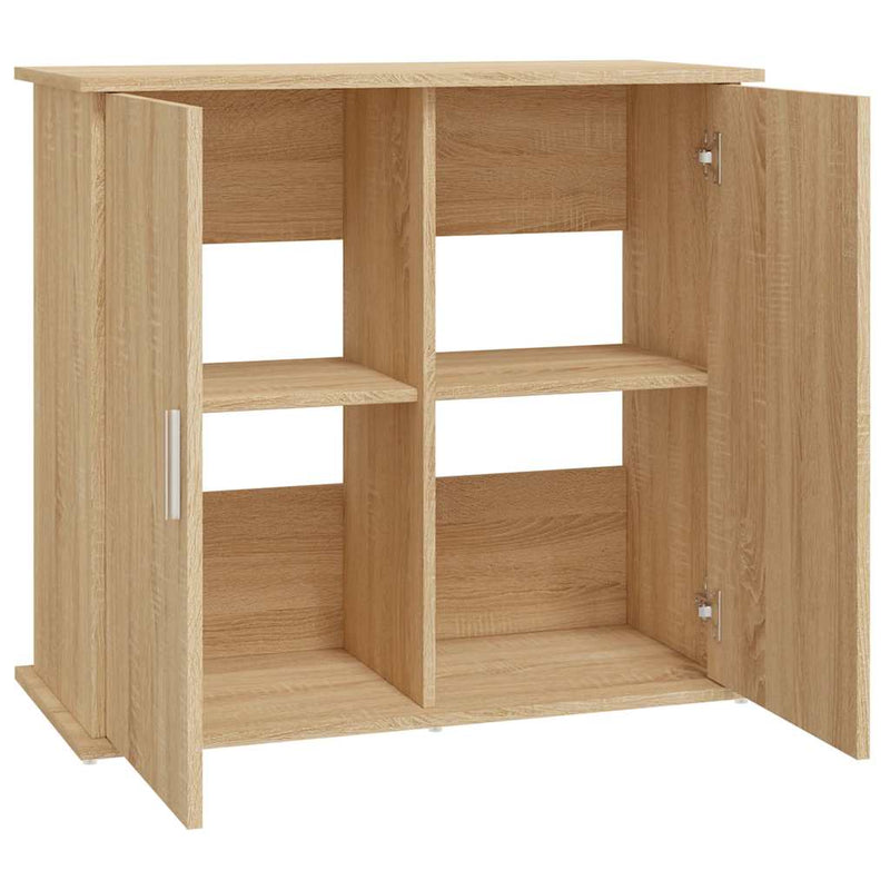 vidaXL Aquarium Stand Sonoma Oak 81x36x73 cm Engineered Wood