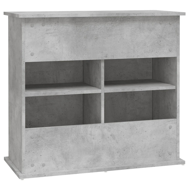 Aquarium Stand Concrete Grey 81x36x73 cm Engineered Wood