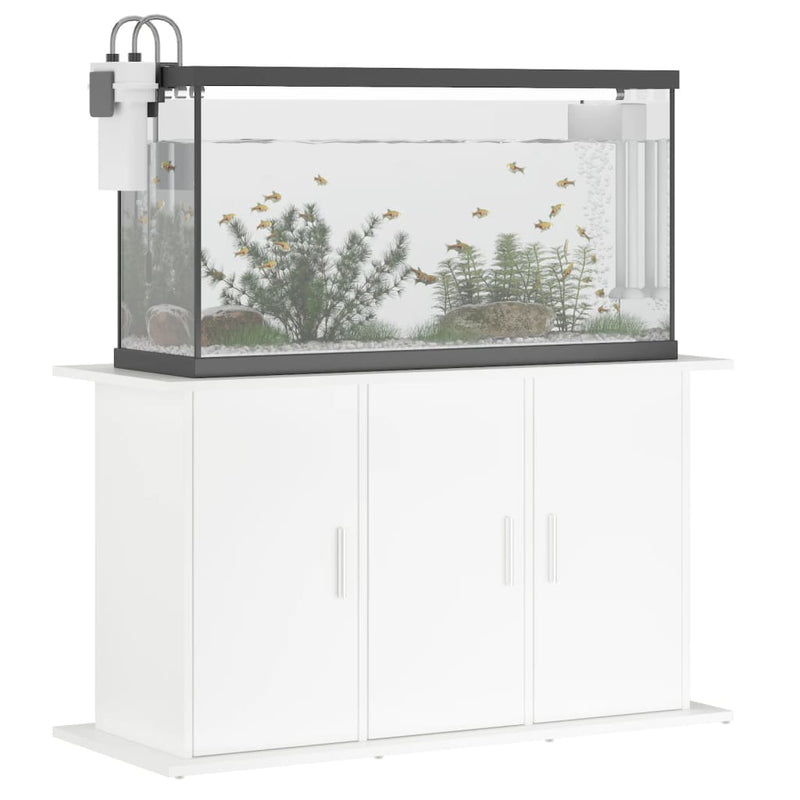 vidaXL Aquarium Stand White 101x41x58 cm Engineered Wood