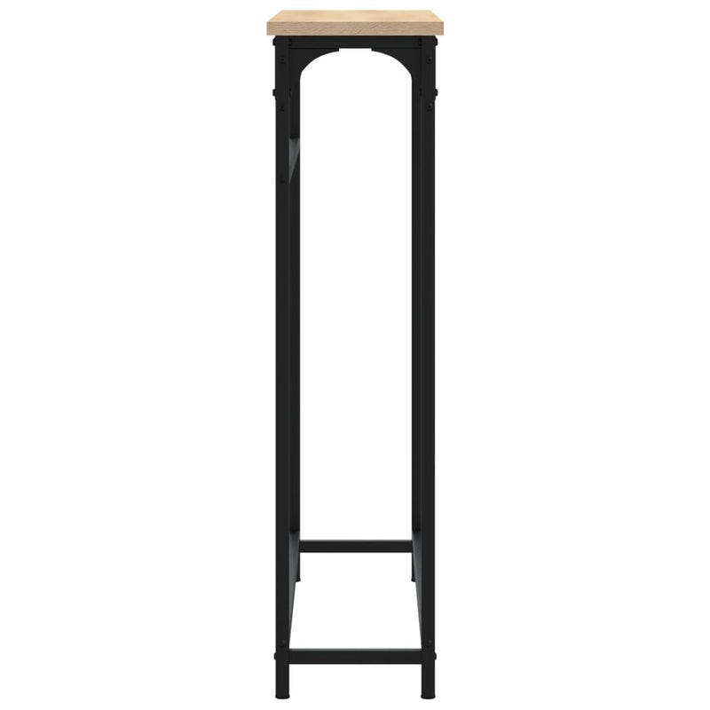 vidaXL Console Table Sonoma Oak 75x19.5x75 cm Engineered Wood