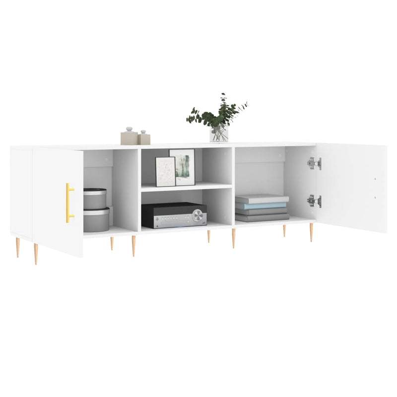 vidaXL TV Cabinet White 150x30x50 cm Engineered Wood