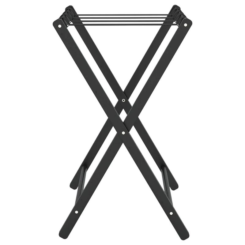 Luggage Rack Black 68.5x38x58 cm Bamboo