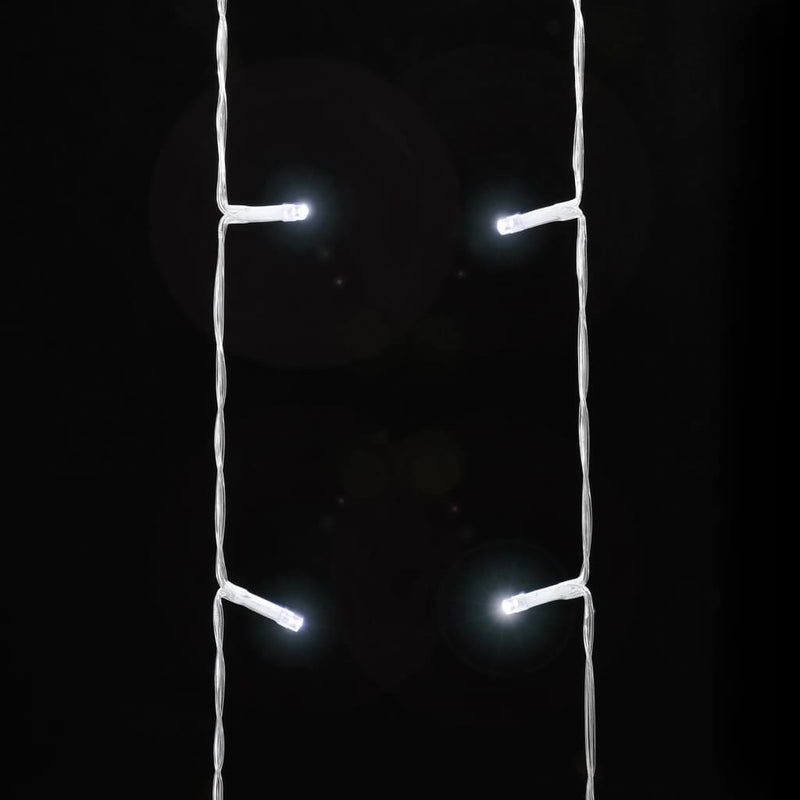 vidaXL Christmas Tree Light 320 LEDs Cold White 375 cm