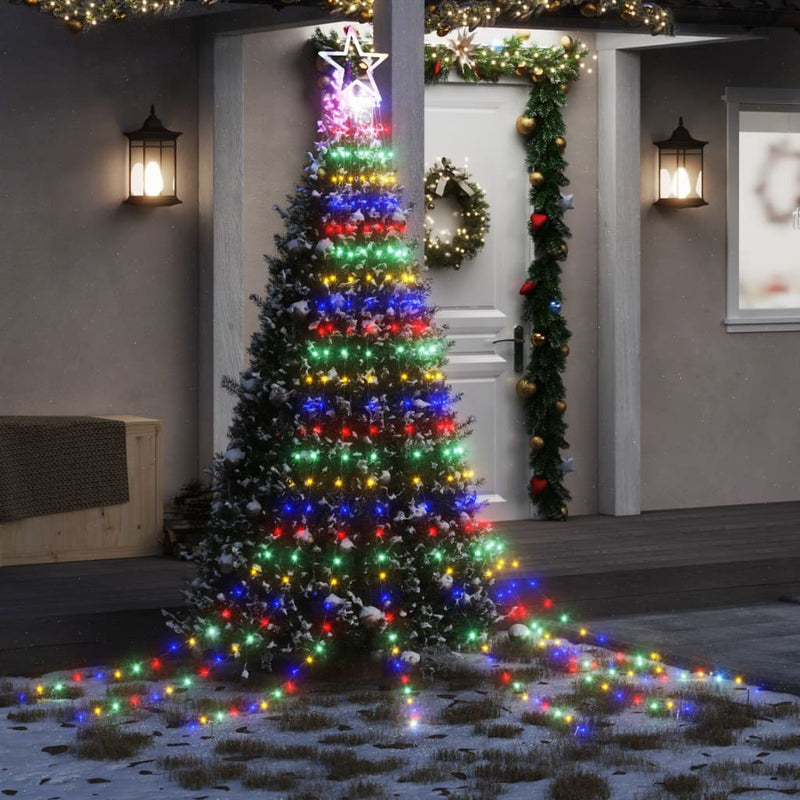 vidaXL Christmas Tree Light 320 LEDs Colourful 375 cm