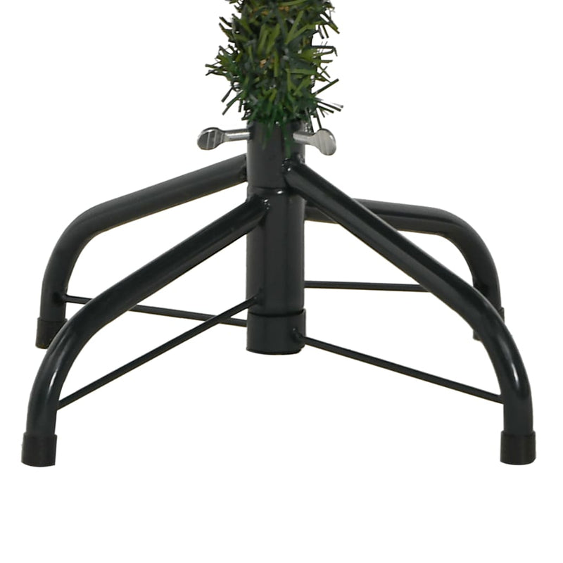 vidaXL Artificial Hinged Christmas Tree with Cones 120 cm