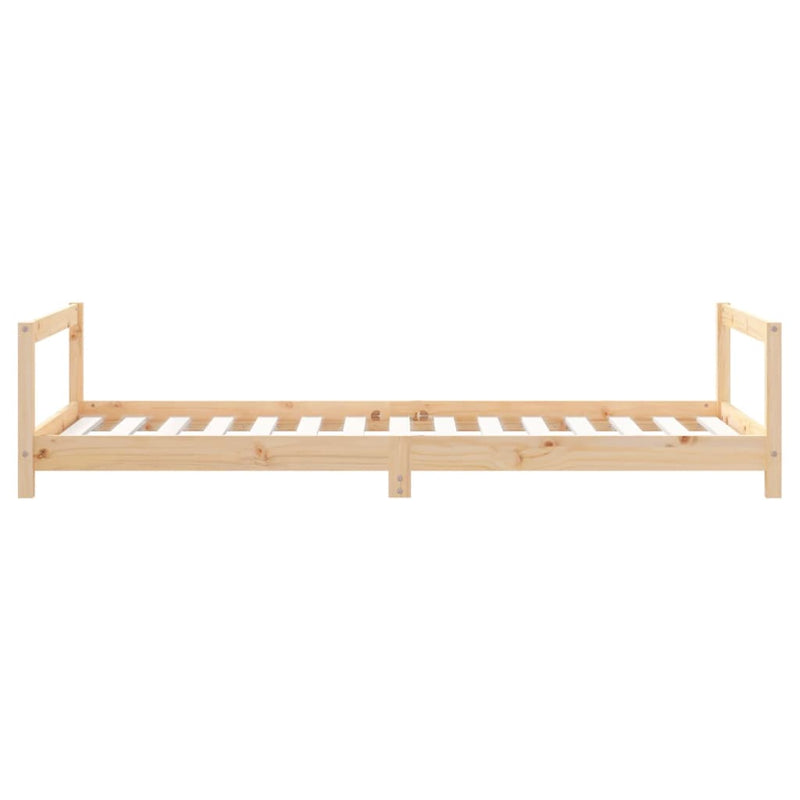 Kids Bed Frame 90x190 cm Solid Wood Pine