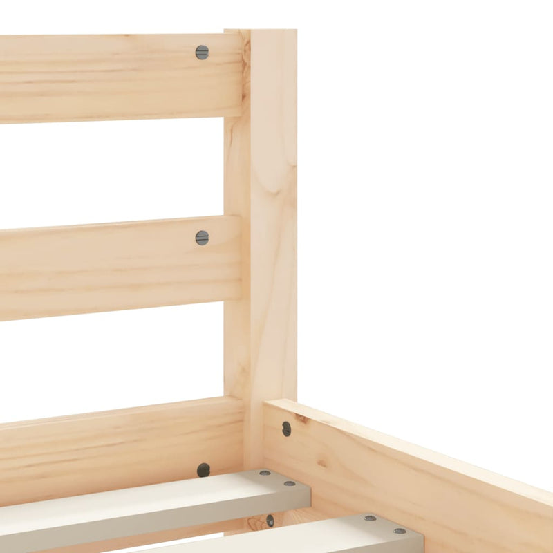 Kids Bed Frame with Drawers 90x190 cm Solid Wood Pine