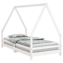 vidaXL Kids Bed Frame White 90x190 cm Solid Wood Pine