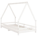 vidaXL Kids Bed Frame White 90x190 cm Solid Wood Pine