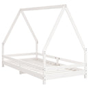 vidaXL Kids Bed Frame White 90x190 cm Solid Wood Pine