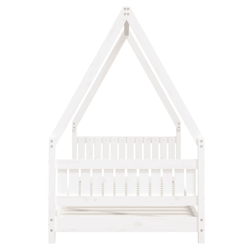 vidaXL Kids Bed Frame White 90x190 cm Solid Wood Pine