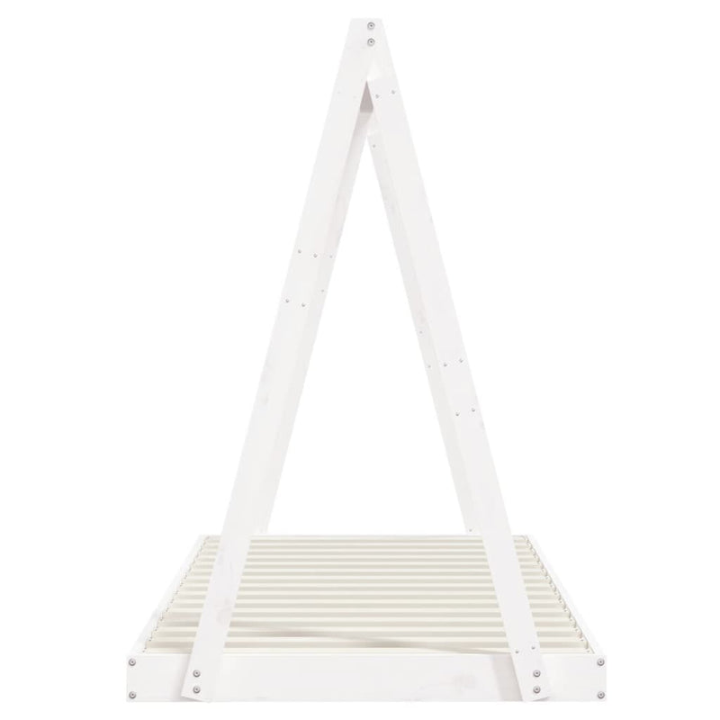 vidaXL Kids Bed Frame White 90x190 cm Solid Wood Pine
