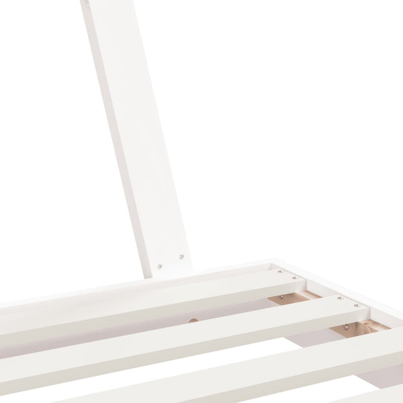 vidaXL Kids Bed Frame White 90x190 cm Solid Wood Pine