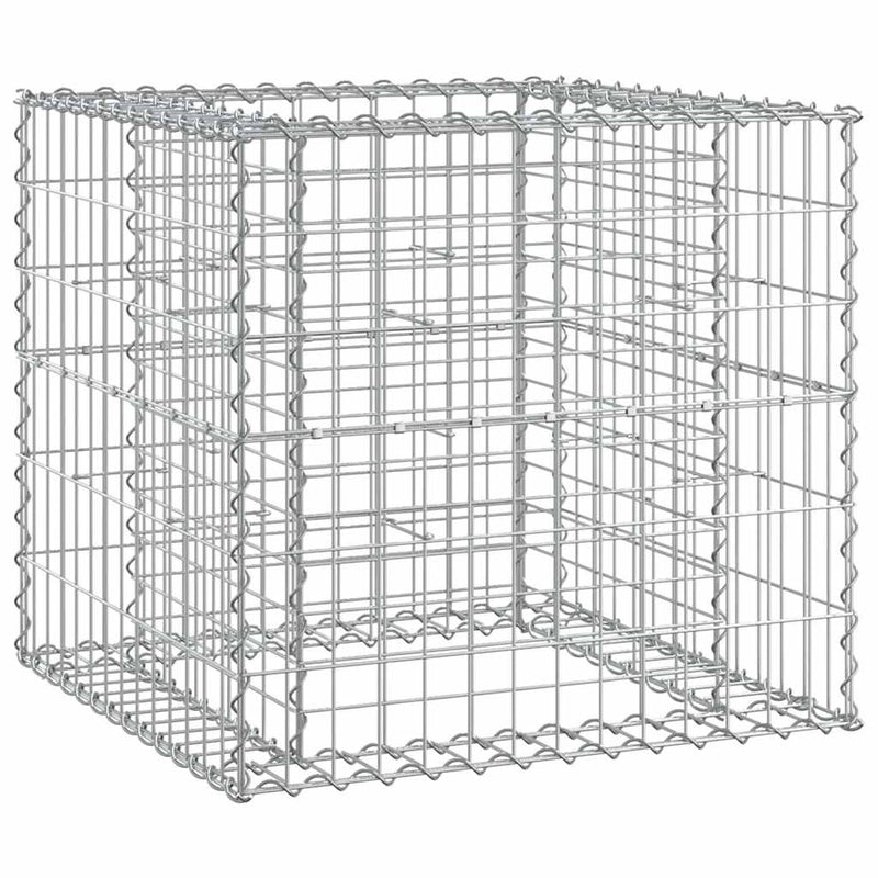 vidaXL Garden Bench with Gabion Basket Solid Wood Douglas