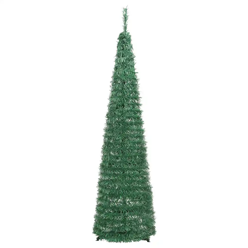 Artificial Christmas Tree Pop-up 50 LEDs Green 120 cm