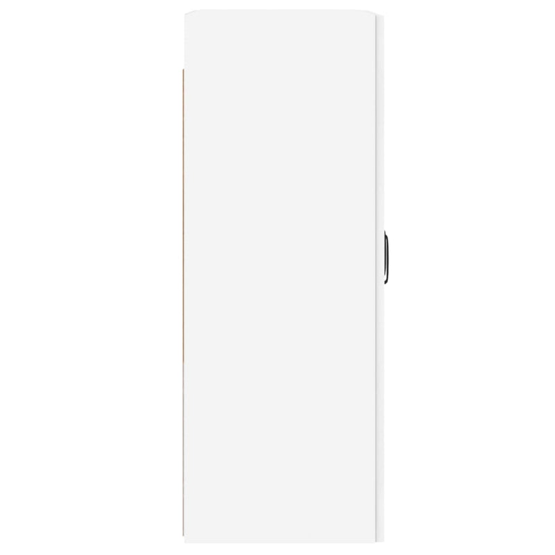 vidaXL Wall Mounted Cabinets 2 pcs White Engineered Wood