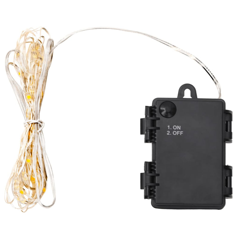 vidaXL LED String Lights with 66 LEDs and Fan 660 cm