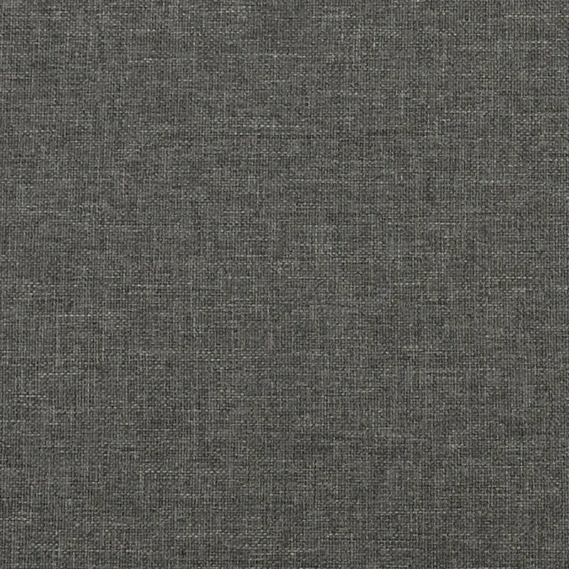 Box Spring Bed with Mattress Dark Grey 153x203 cm Queen Size Fabric