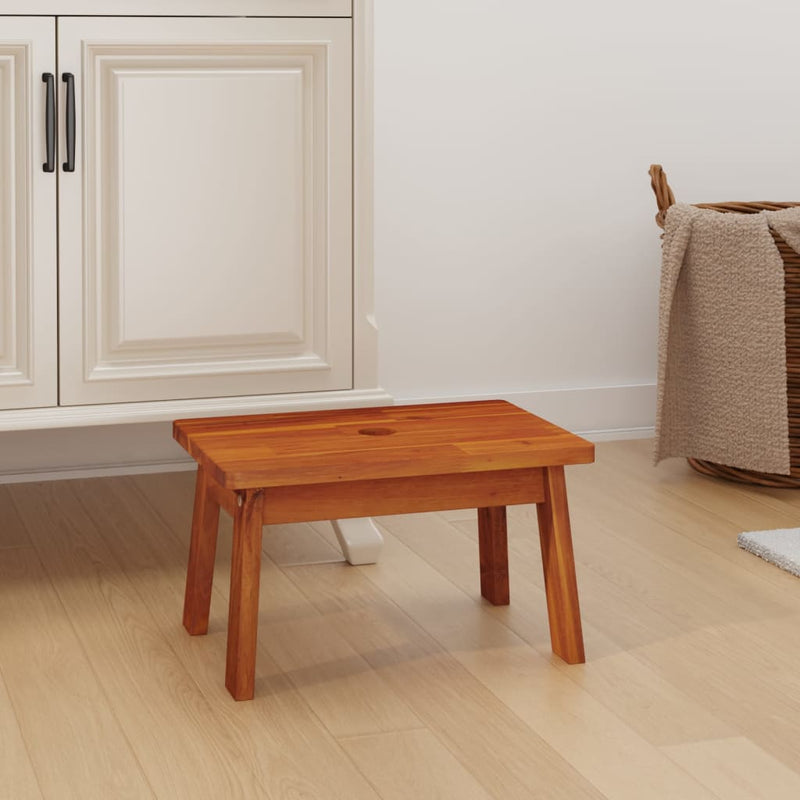 vidaXL Step Stool 38x26x22 cm Solid Wood Acacia