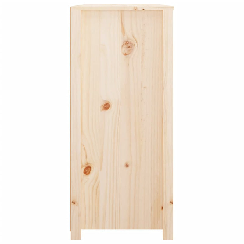 vidaXL Side Cabinet 100x40x90 cm Solid Wood Pine
