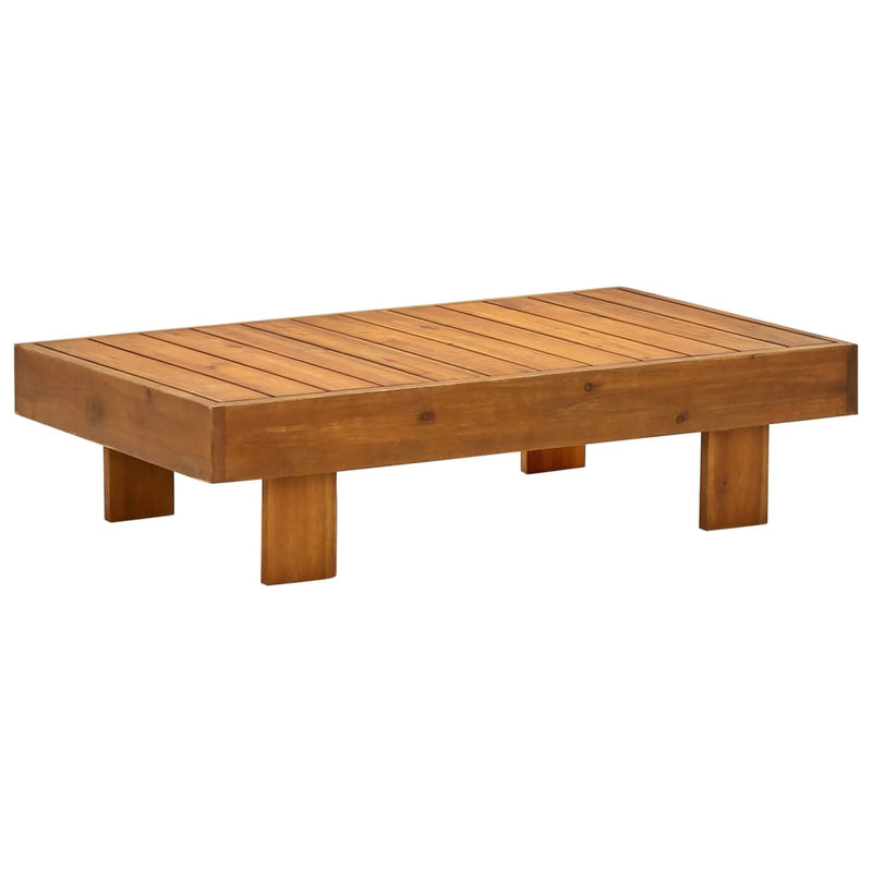 vidaXL 5 Piece Garden Lounge Set with Dark Grey Cushions Solid Wood