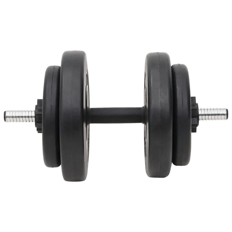 vidaXL Curl Barbell and Dumbbell with Plates 60 kg