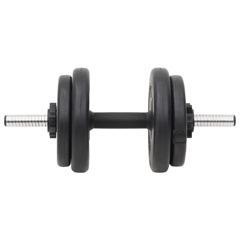 vidaXL Curl Barbell and Dumbbell with Plates 60 kg