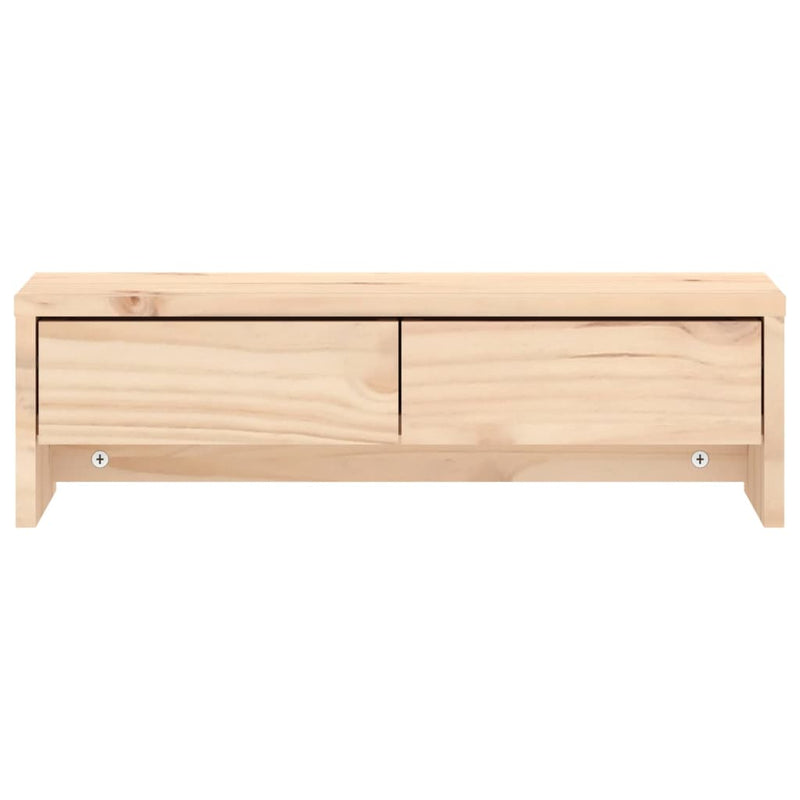 vidaXL Monitor Stand 50x27x15 cm Solid Wood Pine