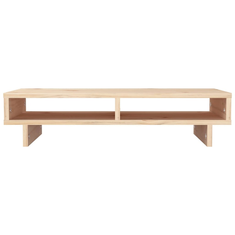 vidaXL Monitor Stand 60x27x14 cm Solid Wood Pine