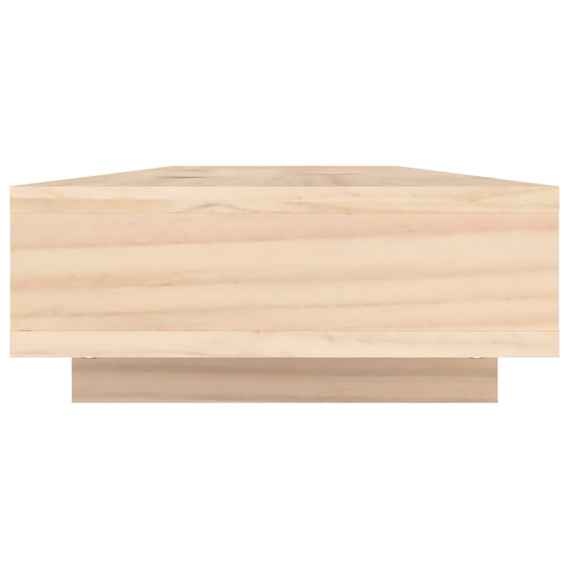 Monitor Stand 100x27x14 cm Solid Wood Pine