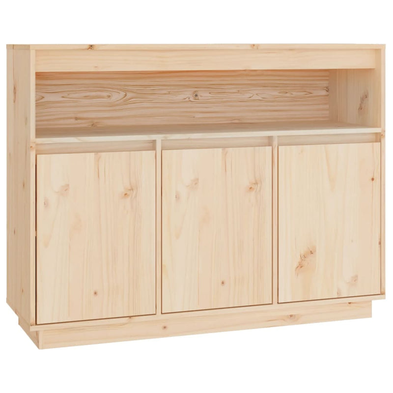 vidaXL Sideboard 104.5x34x80 cm Solid Wood Pine