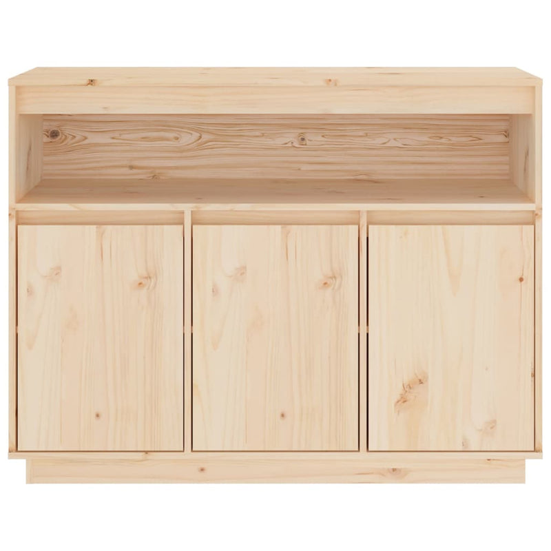vidaXL Sideboard 104.5x34x80 cm Solid Wood Pine