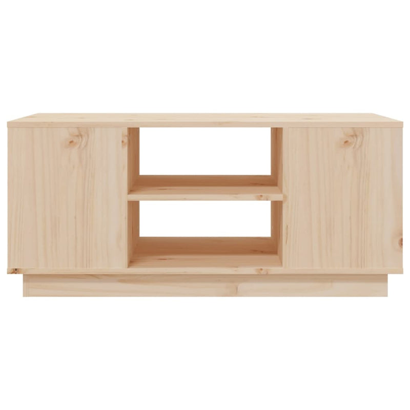 vidaXL Coffee Table 90x49x40.5 cm Solid Wood Pine