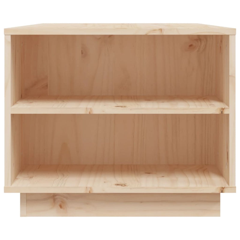 vidaXL Coffee Table 90x49x40.5 cm Solid Wood Pine