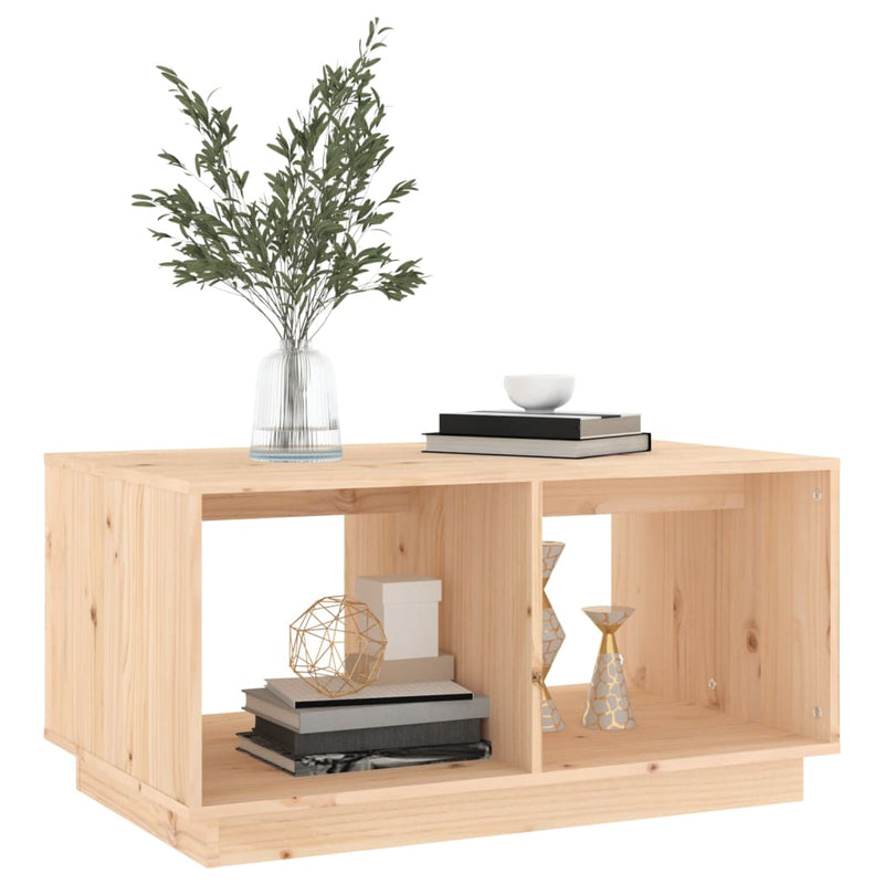 vidaXL Coffee Table 80x50x40 cm Solid Wood Pine