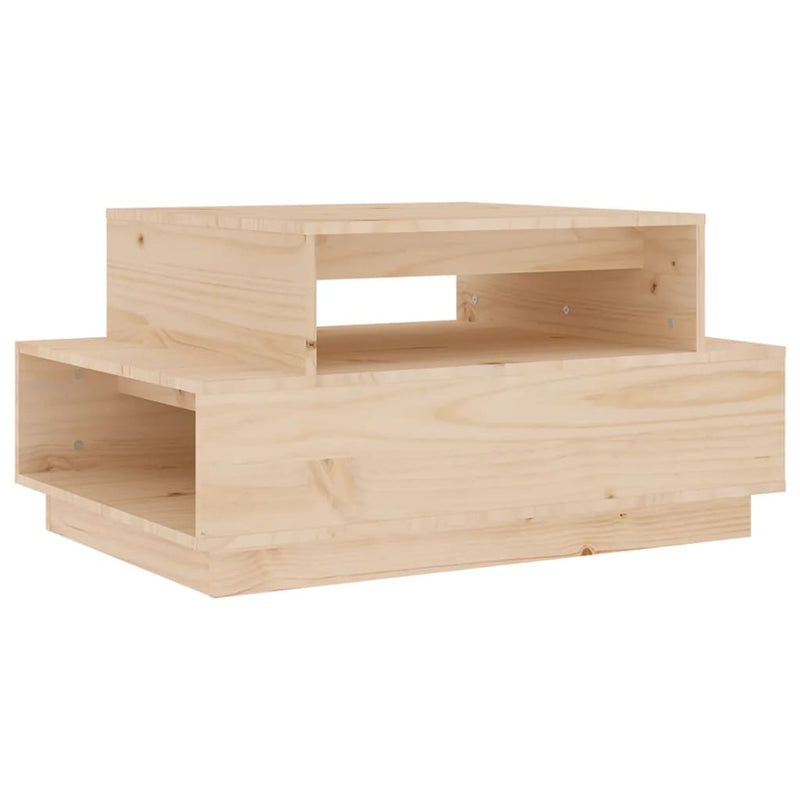 vidaXL Coffee Table 80x55x40.5 cm Solid Wood Pine