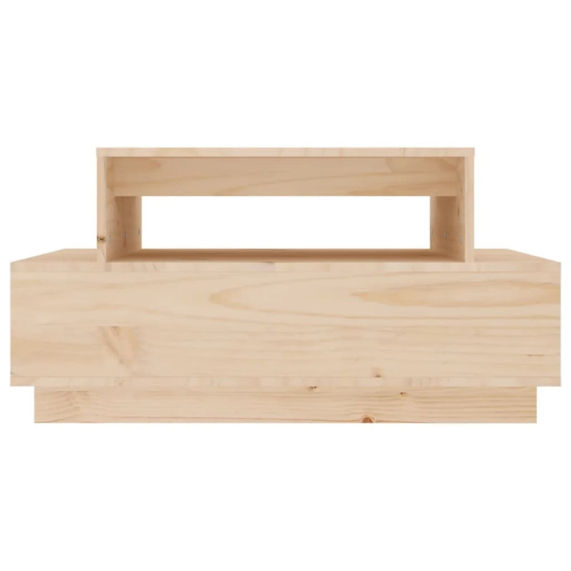vidaXL Coffee Table 80x55x40.5 cm Solid Wood Pine