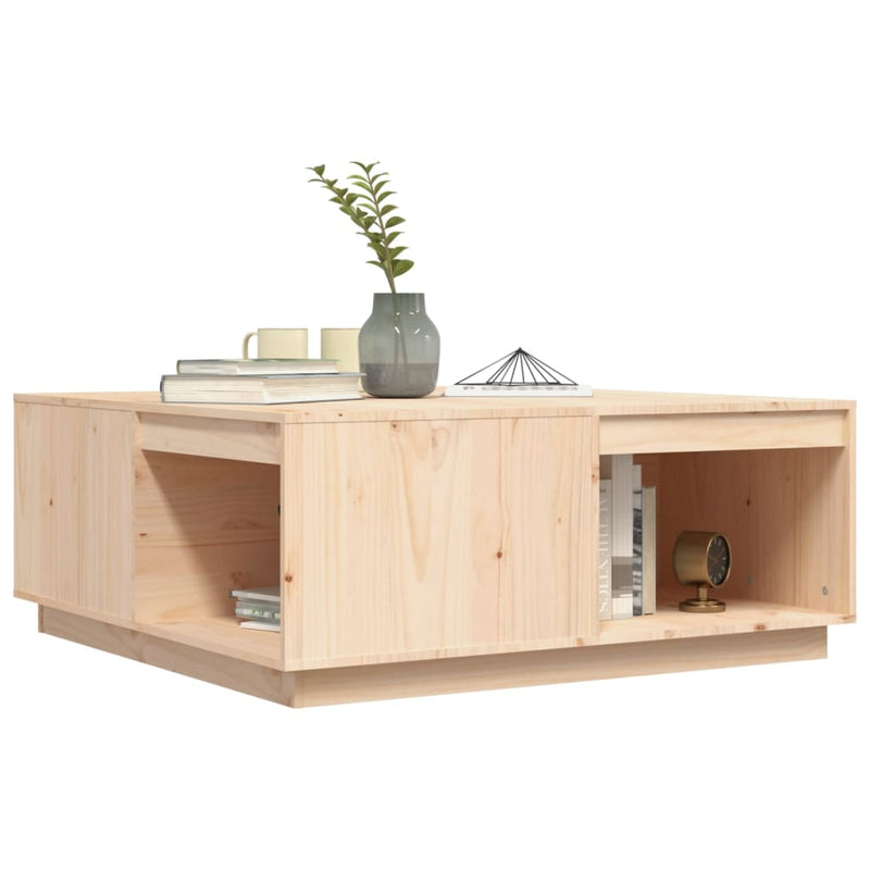 vidaXL Coffee Table 100x101x40.5 cm Solid Wood Pine