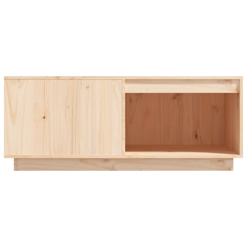 vidaXL Coffee Table 100x101x40.5 cm Solid Wood Pine