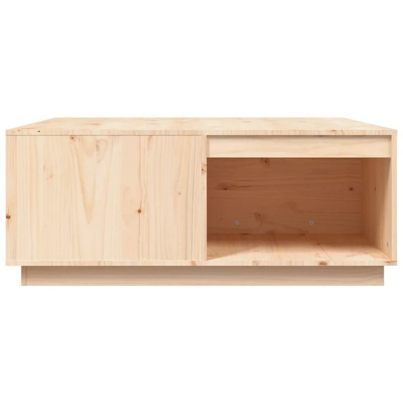 vidaXL Coffee Table 100x101x40.5 cm Solid Wood Pine