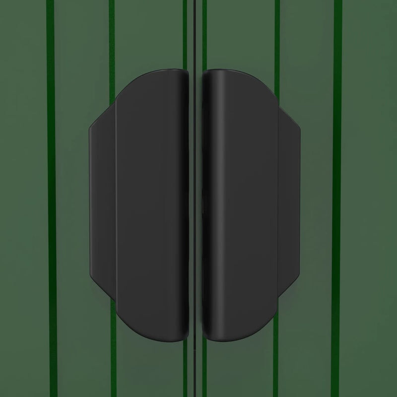 vidaXL Garden Shed Green 192x1021x223 cm Galvanised Steel