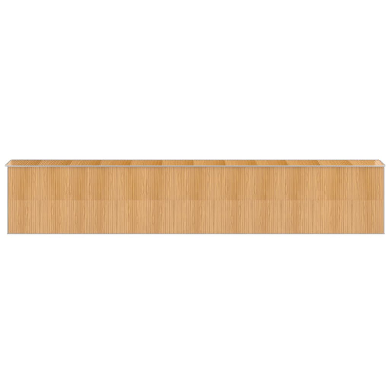 vidaXL Garden Shed Light Brown 192x1021x223 cm Galvanised Steel