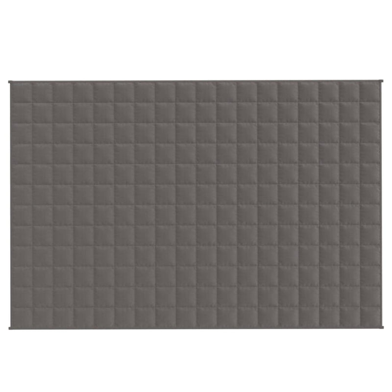 vidaXL Weighted Blanket Grey 120x180 cm 5 kg Fabric