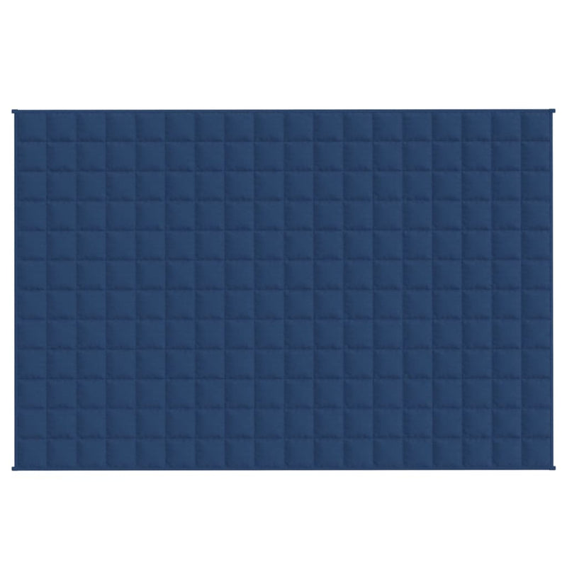 vidaXL Weighted Blanket Blue 120x180 cm 5 kg Fabric